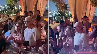 منة القيعي ترقص وتغني مع عمرو دياب باحدى السهرات- فيديو 