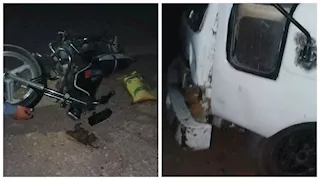 فر السائق بعد الحادث.. مصرع طفلين وإصابة ثالث في تصادم مروع بأسيوط (صور)