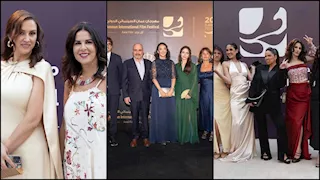 بالصور| ظافر العابدين ورشيد مشهراوي وركين سعد في افتتاح مهرجان عمان