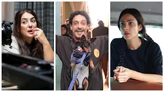 بالصور-استكمال تصوير فيلم "حتة مني" بطولة محمد ممدوح وهدى المفتي 