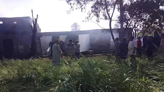 السيطرة على حريق التهم 6 منازل وحوشين في سوهاج