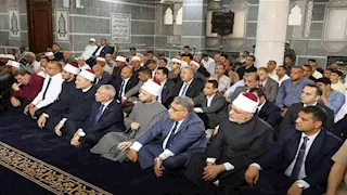 وزير الأوقاف ومحافظ الدقهلية ووكيل "الشيوخ" يفتتحون مسجد "الأقصى" بالسنبلاوين
