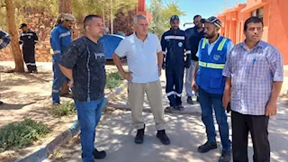  رئيس مياه سيناء يوجه بالانتهاء من تطوير محطة معالجة الصرف بسانت كاترين -صور