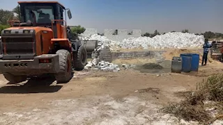 بالصور- إحباط محاولة للاستيلاء على 2500 فدان من أراضي الدولة في المنيا