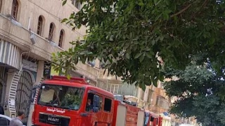 وفاة المصاب في انهيار عقار بحري بالإسكندرية- صور