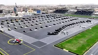 استعراض قدرات النقل الجوي والإنقاذ والإخلاء الطبي أمام الرئيس السيسي