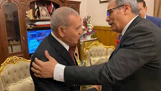 رئيس مجلس القضاء الأعلى يهنئ رئيس استئناف القاهرة بمنصبه الجديد | صور