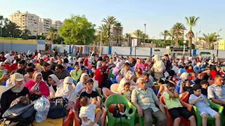 فرحة عارمة بنادي منتخب السويس عقب هدف مصر في شباك الأرجنتين -صور