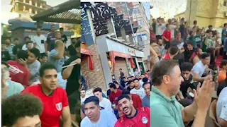   احتفالات هستيرية بالمنوفية بهدف مصر الأول في الأرجنتين  -صور