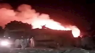 إخماد حريق مخزن خرطة بالمنطقة الصناعية الثالثة بأكتوبر دون إصابات