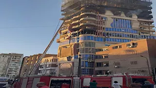 محافظ سوهاج يعلن السيطرة على حريق برج معهد الاتصالات