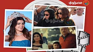 حدث بالفن| بكاء هنا الزاهد في جنازة والد تامر حسني ومعلومات عن بطلة كليب عمرو دياب لولا البنات