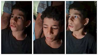 "سمعت طقطقة وجريت".. طفل يروي كواليس نجاته من انهيار عقار زفتى- فيديو
