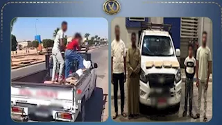 الداخلية تضبط 4 متهمين بخلع وسرقة بلاط رصيف بالعاشر من رمضان