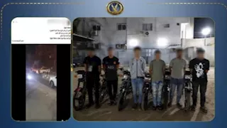 عرضوا حياة المواطنين للخطر.. ضبط 6 استعرضوا بدراجات نارية في زفاف بالدقهلية