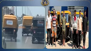 رقص واستعراضات ومنع السيارات.. ضبط 6 أشخاص بـ3 "توك توك" في الشرقية
