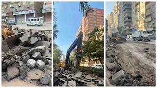 محافظ الجيزة يتابع رصف وتطوير شارع كفر طهرمس ببولاق الدكرور