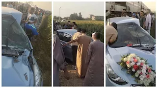 "هاتوا عامل بحبل".. برلماني يعلق على اصطدام قطار بسيارة عروسين في المنوفية