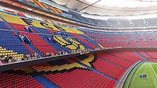 10 صور ترصد ملعب مباراة الأهلي وبرشلونة 