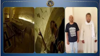 فيديو السائح فضح الجريمة.. الأمن يضبط حارسين بالآثار فتحا مناطق مغلقة بالأقصر