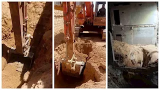 تسرب المياه يهدد منازل نجع السايح بأسوان.. والمحافظ يوجه بتحرك عاجل (صور)