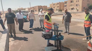 بطول 4.8 كيلومتر.. الانتهاء من خطة تطوير الطرق بمدينة طور سيناء