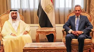 وزير شئون المجالس النيابية يبحث مع رئيس البرلمان العربي تعزيز التعاون