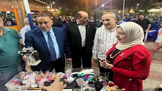 افتتاح معرض المنتجات الحرفية والتراثية بنادي الألعاب الرياضية بدمنهور -صور