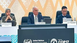 في COP17.. وزير الري يطالب بتمويل مبتكر لمواجهة التصحر