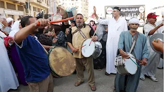 بدء احتفالات الطرق الصوفية بالمولد النبوي الشريف بمنطقة الحسين - صور