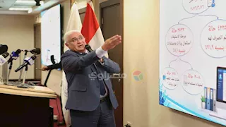 صور.. رئيس الهيئة القومية للتأمين الاجتماعي يستعرض منظومة السيستم الجديد