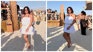  بفستان أبيض على البحر.. رشا مهدي تخطف الأنظار في أحدث ظهور