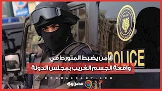 "ماوس وبطرمان نسكافيه".. الأمن يضبط المتورط في واقعة الجسم الغريب بمجلس الدولة