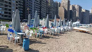 بعد قرار غلقه.. الصور الأولى لشاطئ وانلي في الإسكندرية