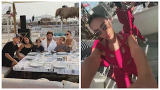 مع تامر حسني وأمام البحر..بسمة بوسيل تنشر صورا لها والجمهور يعلق