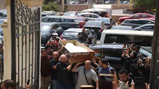 25 صورة من جنازة محمد التاجي بحضور أشرف زكي ومجدي بدر