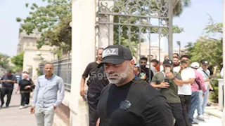 الصور الأولى من جنازة الفنان الراحل محمد التاجي