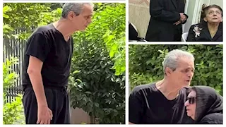 انهيار الفنانة نجلاء فتحي خلال جنازة ابنتها الوحيدة 