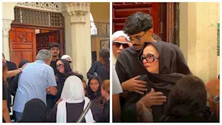 الأم المكلومة.. نجلاء فتحي في لحظة وداع جثمان ابنتها ياسمين