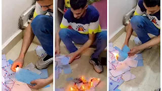 بعد وفاة والده.. نجل تاجر أجهزة كهربائية يحرق إيصالات أمانة ويعفو عن الغارمين