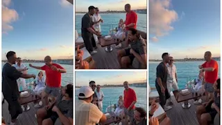 محمد رمضان يرقص مع عمرو أديب على أغنية "حبيبي أنا من غيرك".. صور وفيديو