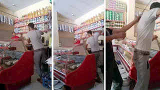 ضربه بالكرباج داخل محل.. ضبط المتهم بالتعدي على عامل بالسويس قبل هروبه