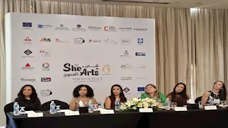 نسمة محجوب وفرح الديباني ومروة ناجي تشاركن في فعاليات "she arts"