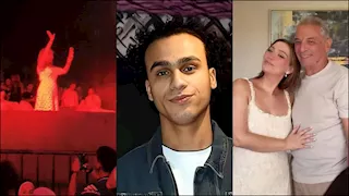 حدث بالفن| لميس الحديدي في حفل شيرين عبد الوهاب وعمرو دياب يشعل الساحل