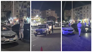 بالصور.. حملة مرورية مكبرة بالمقطم لرصد المخالفات