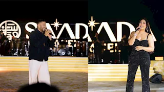 محمد حماقي وبوسي يشعلان حماس الجمهور في حفل الساحل الشمالي