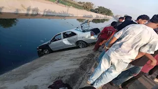 "زفة قلبت بجنازة".. تطورات صادمة في حادث سيارة ترعة أوسيم