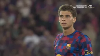 حمزة عبدالكريم يحقق إنجازًا تاريخيًا في مشاركته الأولي مع برشلونة 