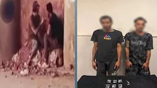 ضبط شخصين ظهرا في فيديو أثناء تعاطي المخدرات بالقليوبية