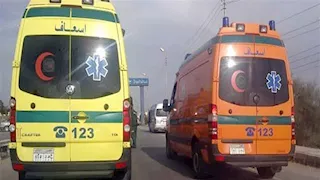إصابة 6 أشخاص فى حادث انقلاب ميكروباص على الطريق الصحراوى بأسوان